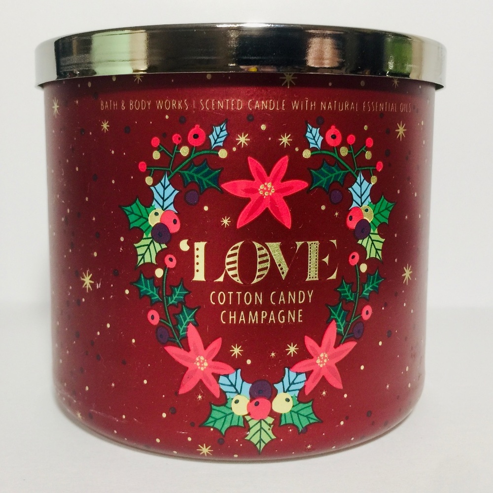 COTTON CANDY CHAMPAGNE 3 Wick Candle